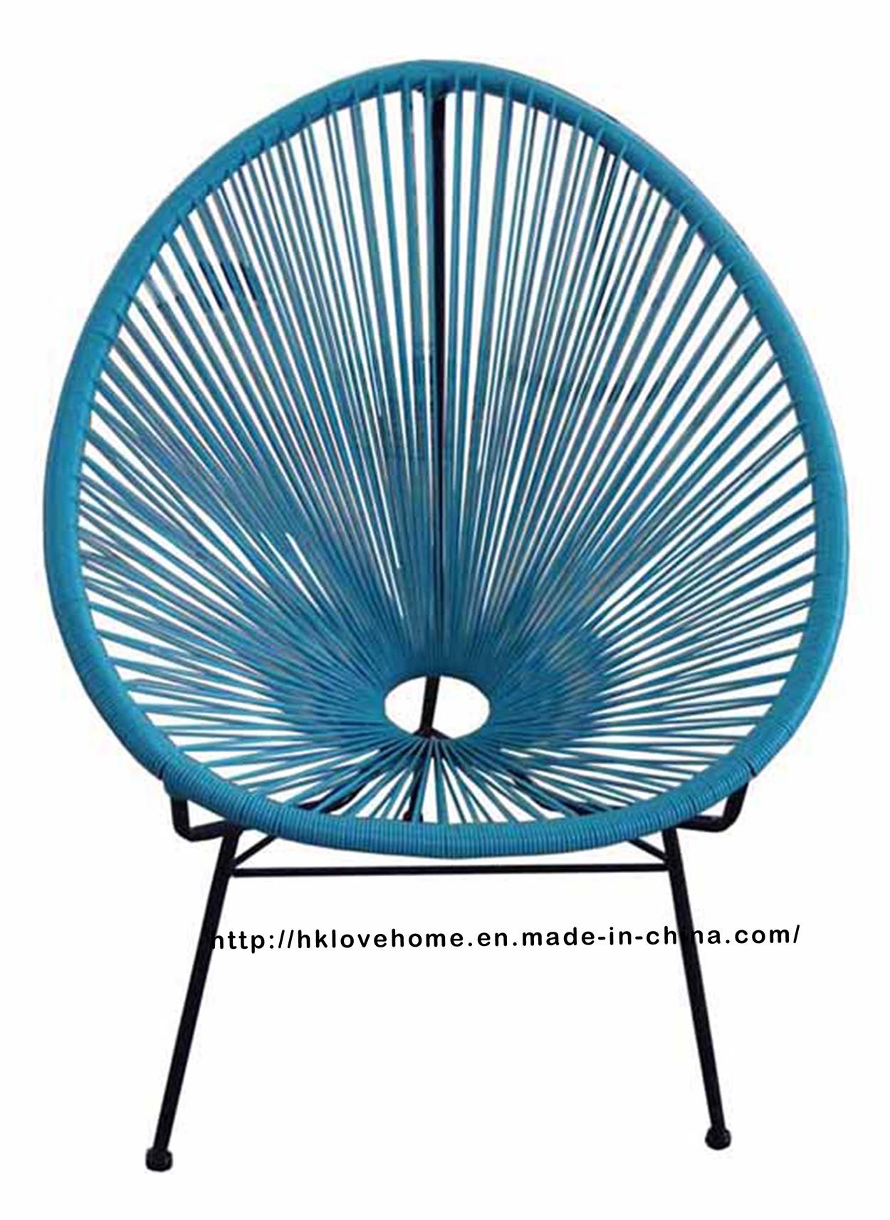 Metal Replica Rattan Lounge Acapulco Garden Outdoor Leisure Beach Chairs