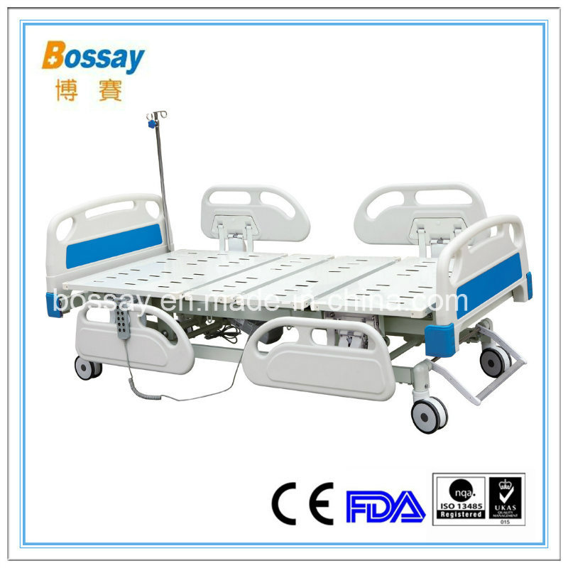 China Hospital Furniture Five Functions Electric Patient Bed