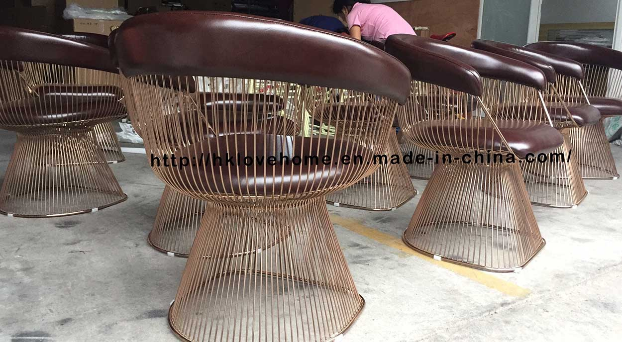 Metal Leisure Outdoor Restaurant Classic Furniture Wire Dining Chair