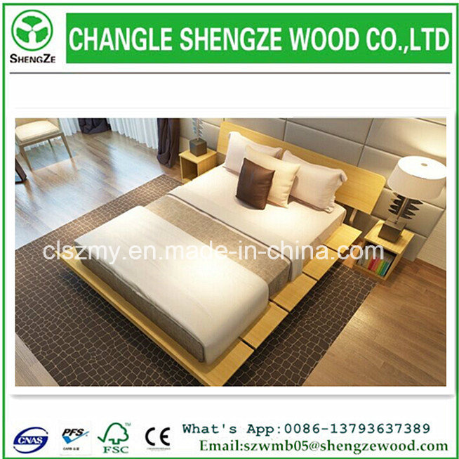2015 Popular Style Simple Design Wooden Bed