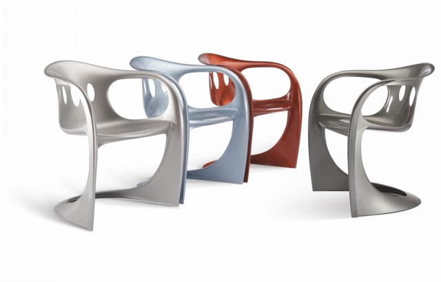 S Shaped Leisure Plastic Chair