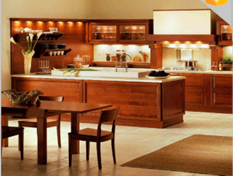 2017 Bck America Country Style Solid Wood Home Design Kitchen Cabinets
