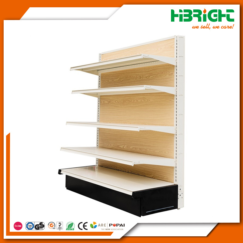 MDF Slatwall Display Stand Single Side Gondola Tool Rack