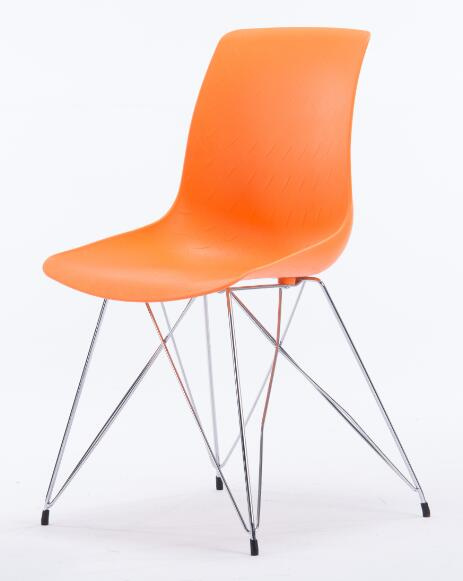 PP Plastic Morden Metal Dining Chair