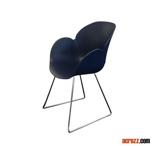 Modern Design Restaurant Chrome Designer Flower2 Chair