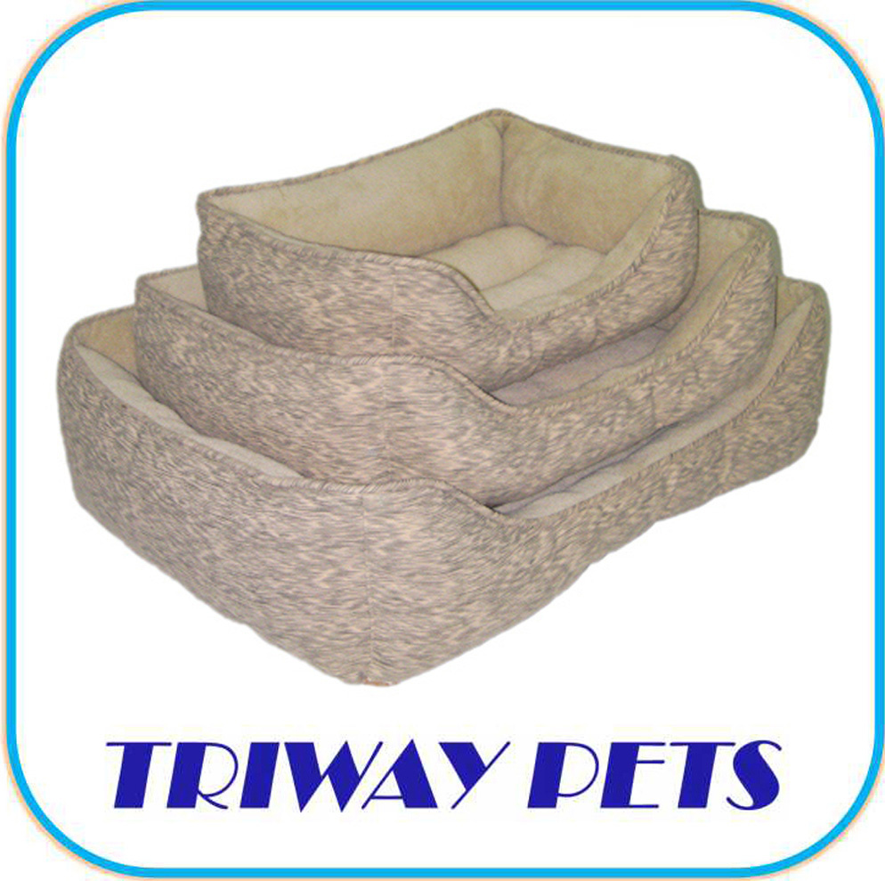 Printed Cheap Dog Cat Pet Bed (WY1204035-1A/C)
