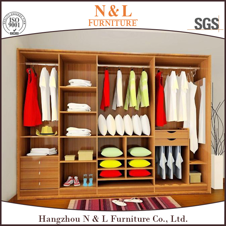 Cherry Oak Solid Wooden Bedroom Furniture Clothes Closet