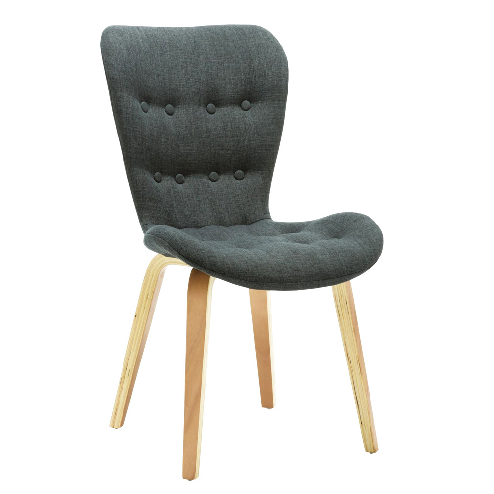 Fabric Tufted Upholstery Bentwood Dining Chair W16208
