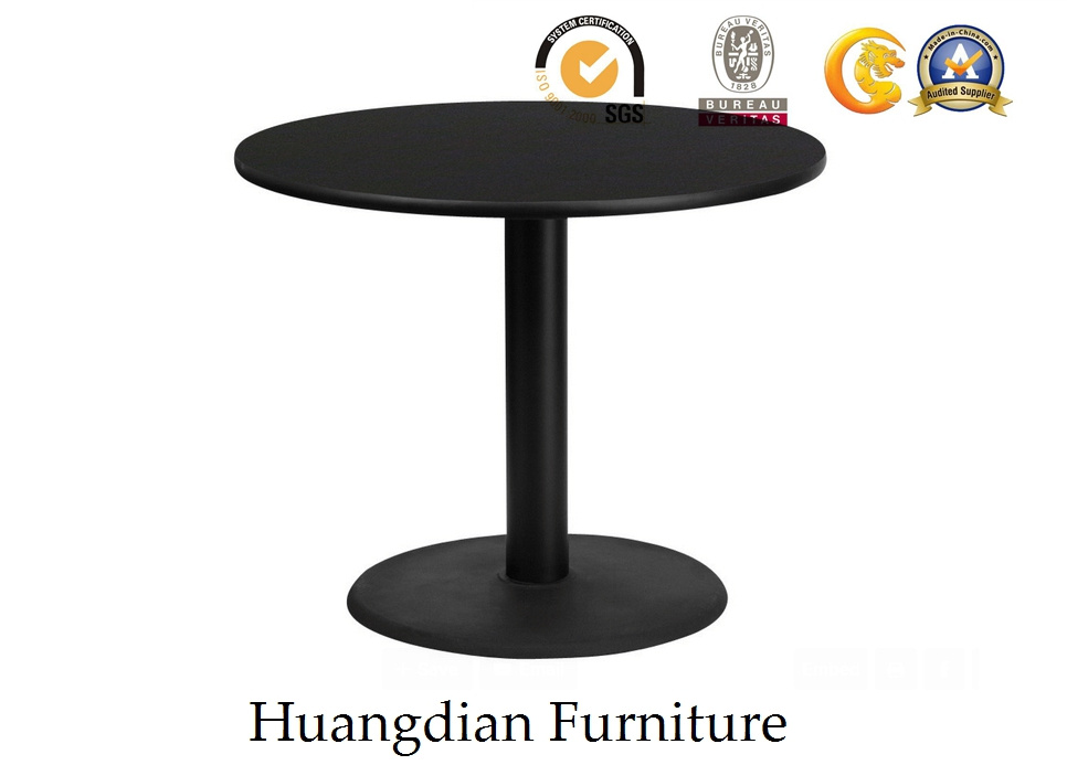 Hotel Restaurant Modern Wooden Round Dining Table (HD281)