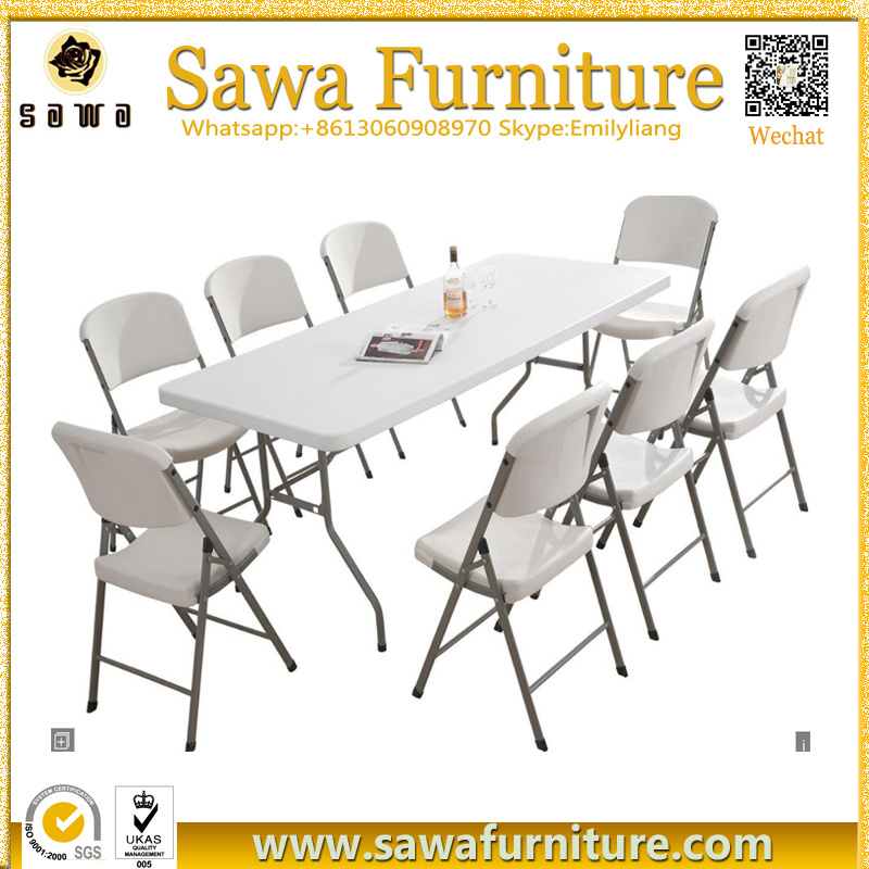 Rectangle Outdoor Plastic Folding Table for Sale