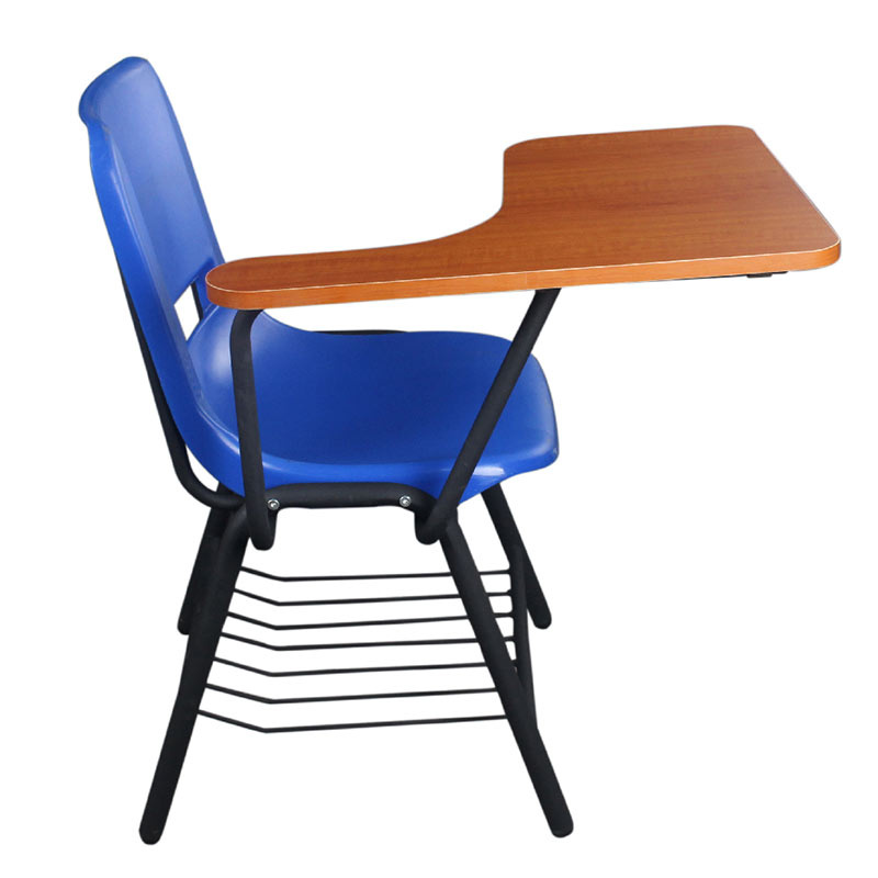 High Quality Plastic Training Chair with Writing Pad