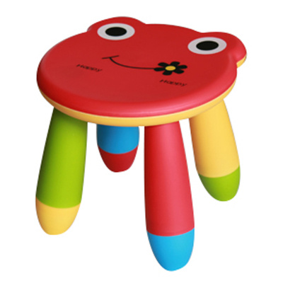 Kids Plastic Stool Chair Printed with Animal