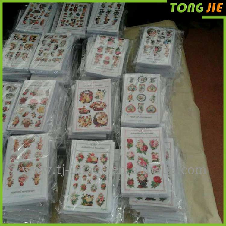 Cheap Price Printed Home Decoration Free Cartoon Sticker