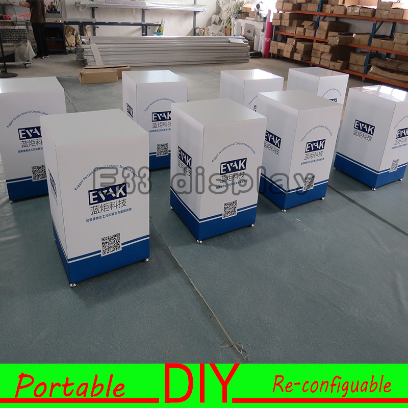 Portable Reusable Dismountable Modular Exhibition Stand Promotion Table