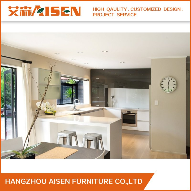 2018 Hangzhou Aisen Modern High Glossy Kitchen Cabinet