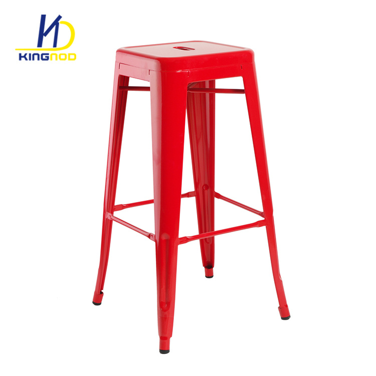 China Replica Outdoor Kitchen Casino Vintage Industrial Metal Bar Stool