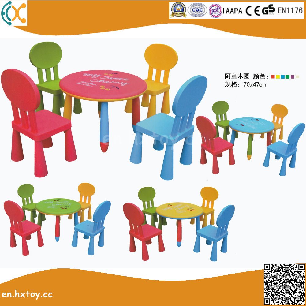Preschool Plastic Round Table for Kids