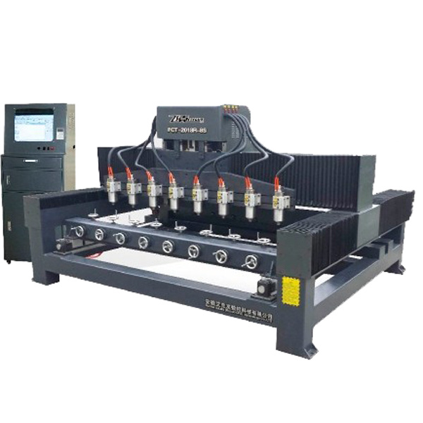8 Heads 4 Axis Rotary CNC Wood Engraving/Router Machine