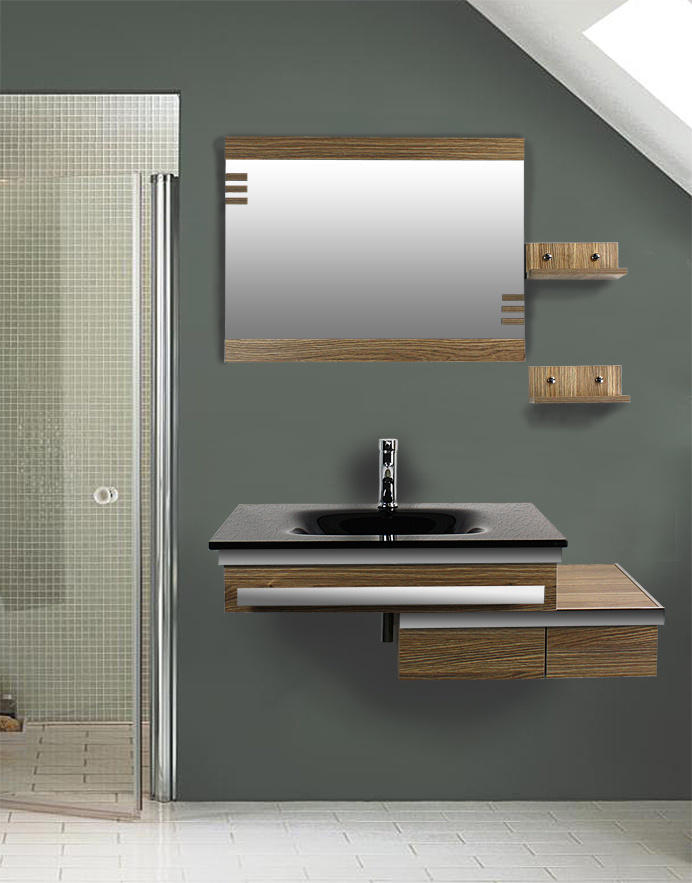 2016 Small Vanity/Veneer Vanity/Glass Sink