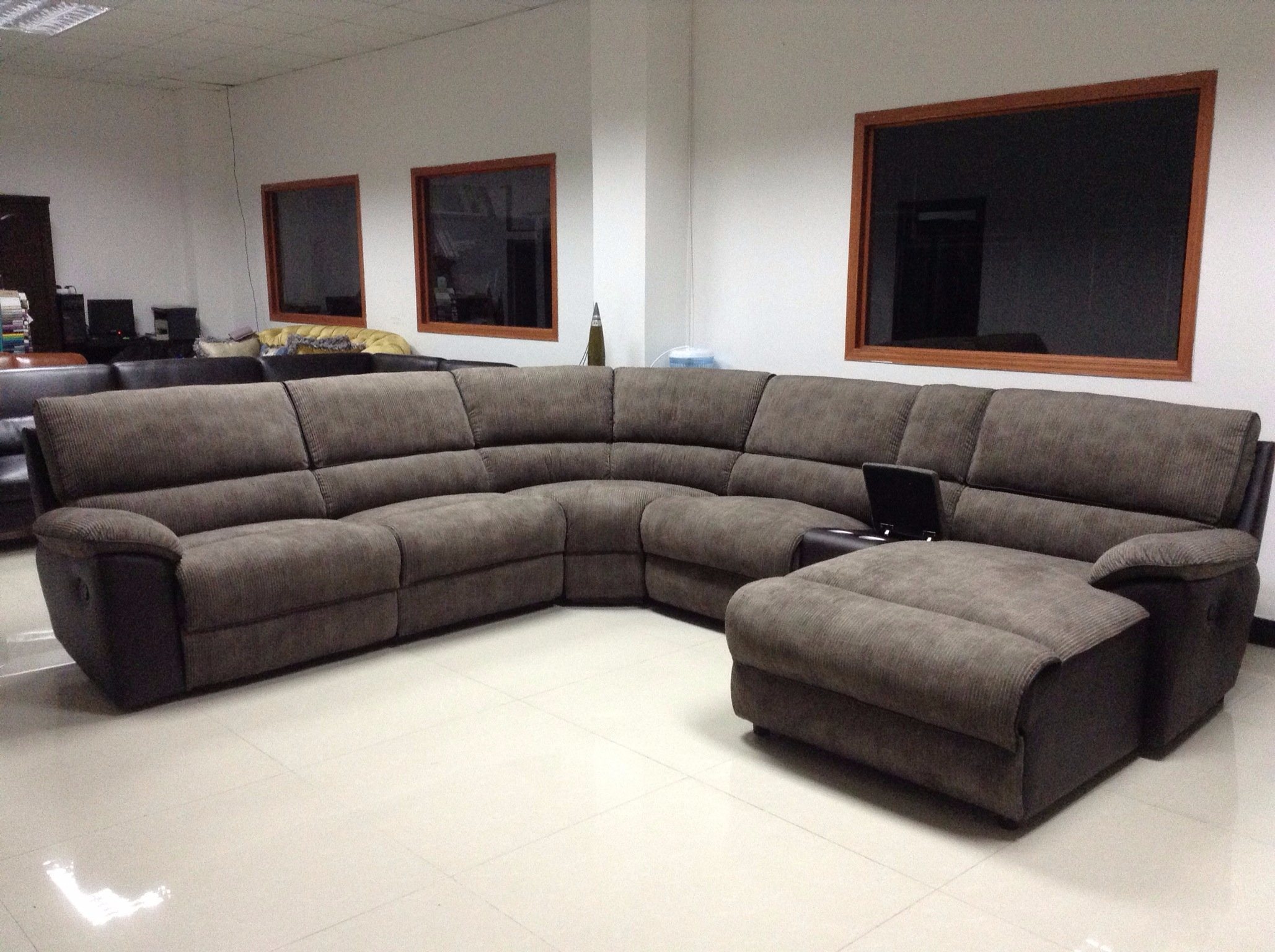Living Room Modern Corner Recliner Sofa