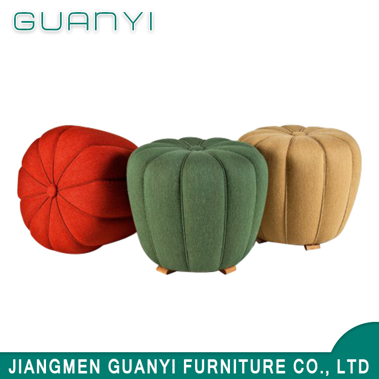 Pumpkin Shape Fabric Stool