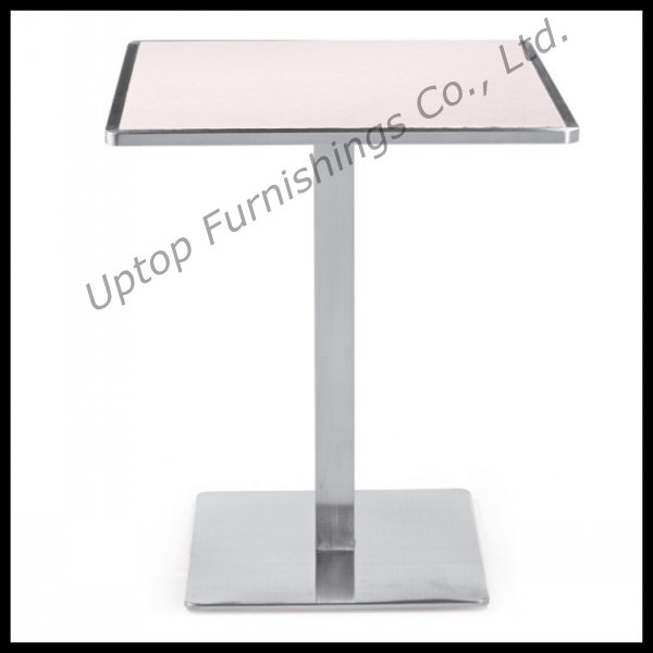 Square Top Steel Edge Wooden Restaurant Tables (SP-RT123)