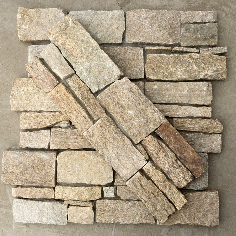 China Natural Sesame Yellow Cement Culture Stone