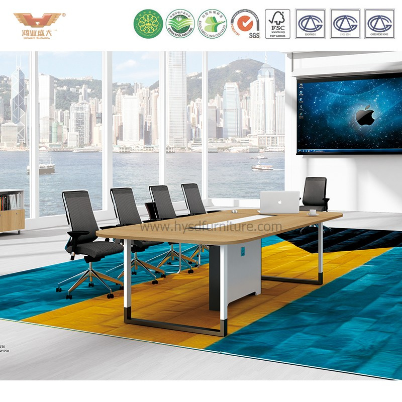 Modern Office Furniture Meeting Room Wooden Conference Table (H90-0303)