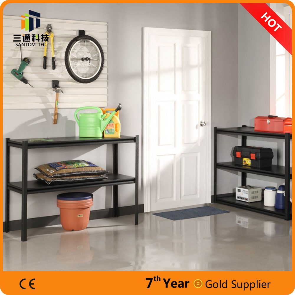 Angle Iron Shelving, Steel Post Light Duty Shelf