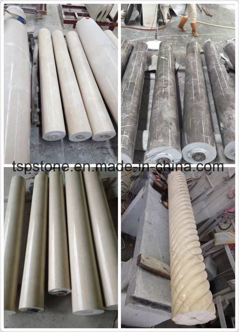 Solid Roman Stone Column for Decoration