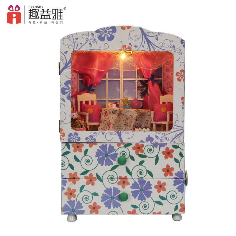 High Quality Wooden Decoration Doll House Music Box