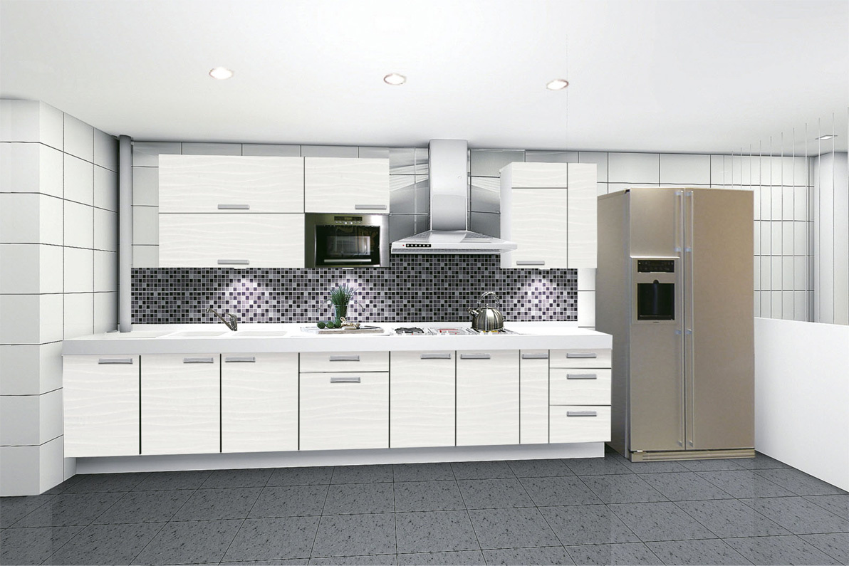 Customized MDF Kitchen Cabinet Factory (ZH-9603)