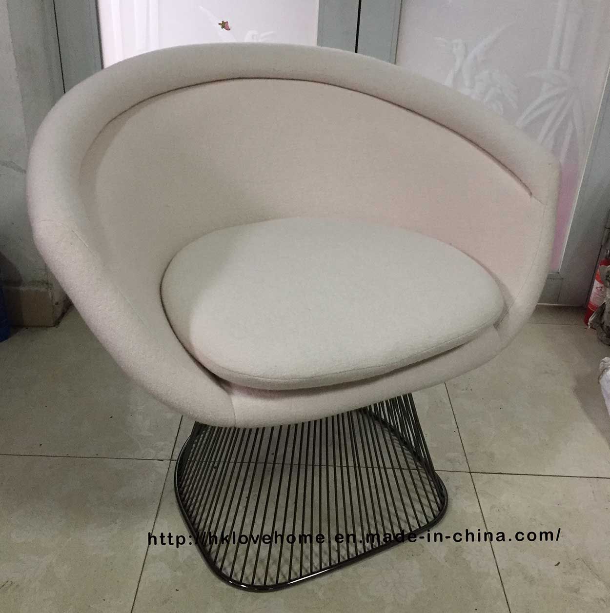 Metal Leisure Restaurant Outdoor Furniture Wire Replica Dining Chair