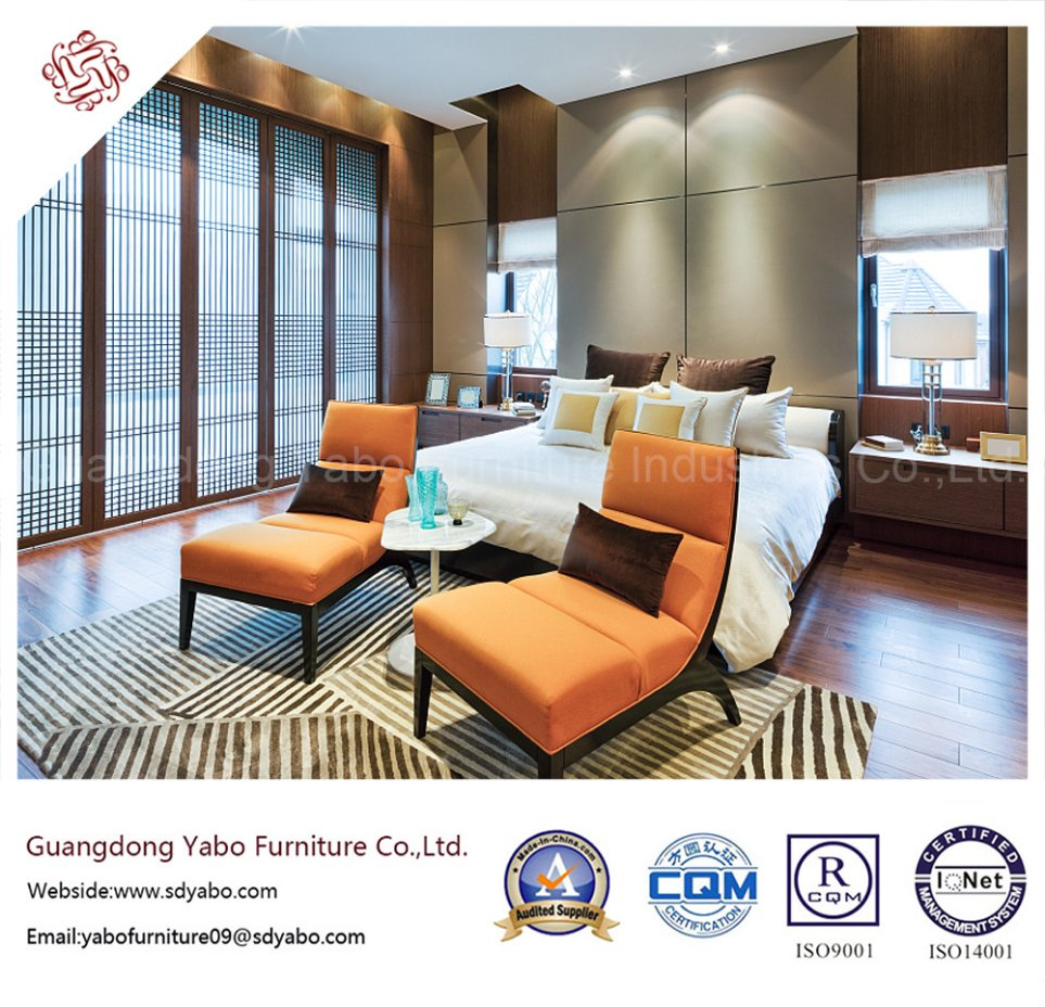Stylish Hotel Bedroom Furniture with Double Room Furniture Set (YB-S-19-1)
