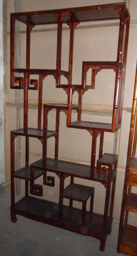 Antique Chinese Wooden Shelf Lwa499