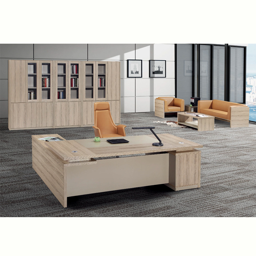 Modern Hospital Office Wooden Consulting Desk for Doctor