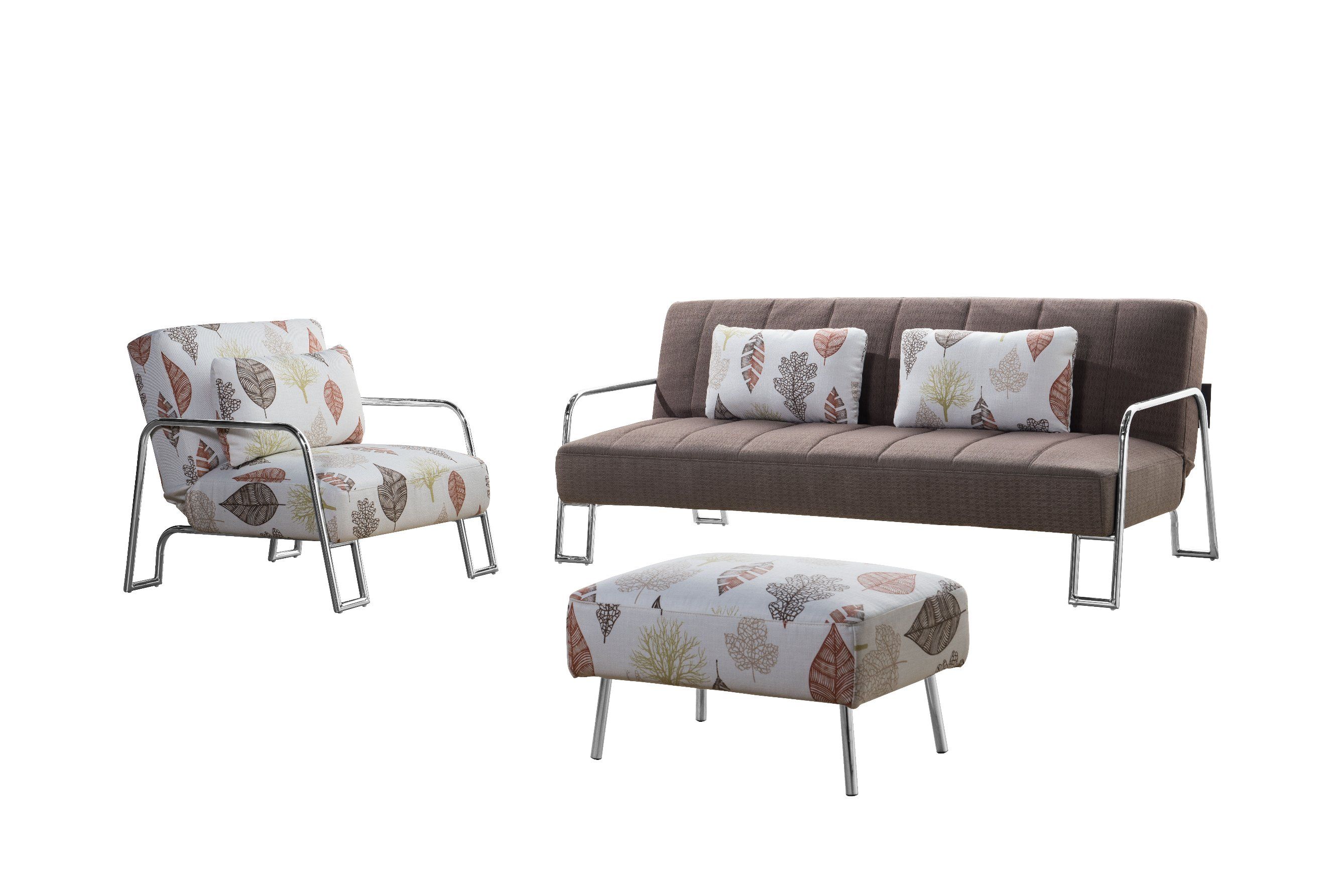 1+2 Mode Funtion Sofa Bed Set (withs tool)