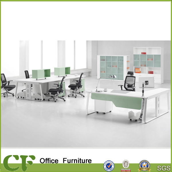 Modern Office Executive White Desk Furniture