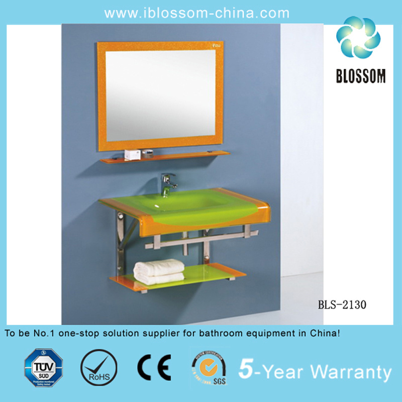 Bathroom Glass Wash Basin (BLS-2130)