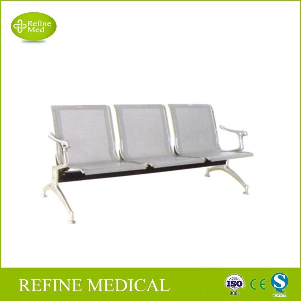 F-6 Medical Hospital Furniture Stainless Steel Waiting Chair