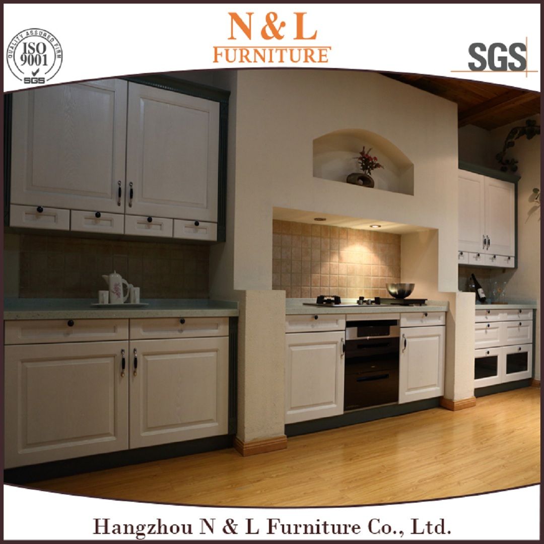 Luxury Home Furniture Oak Furniture Wood Kitchen Cabinet with Blum Handware