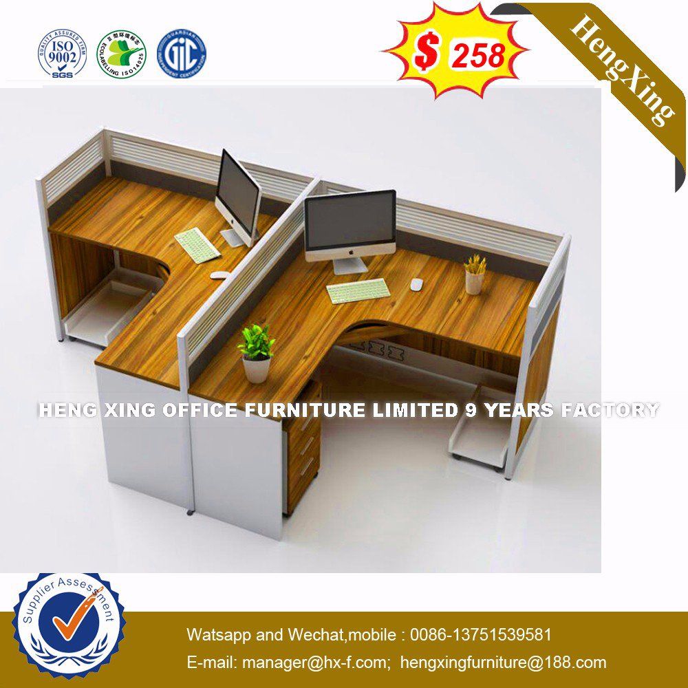 Famous Design High Glossy SGS Approved Office Workstation (HX-8NR0458)