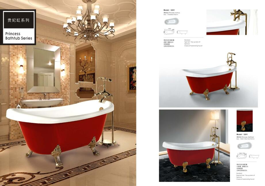 New Coming Indoor Princess Bathtub