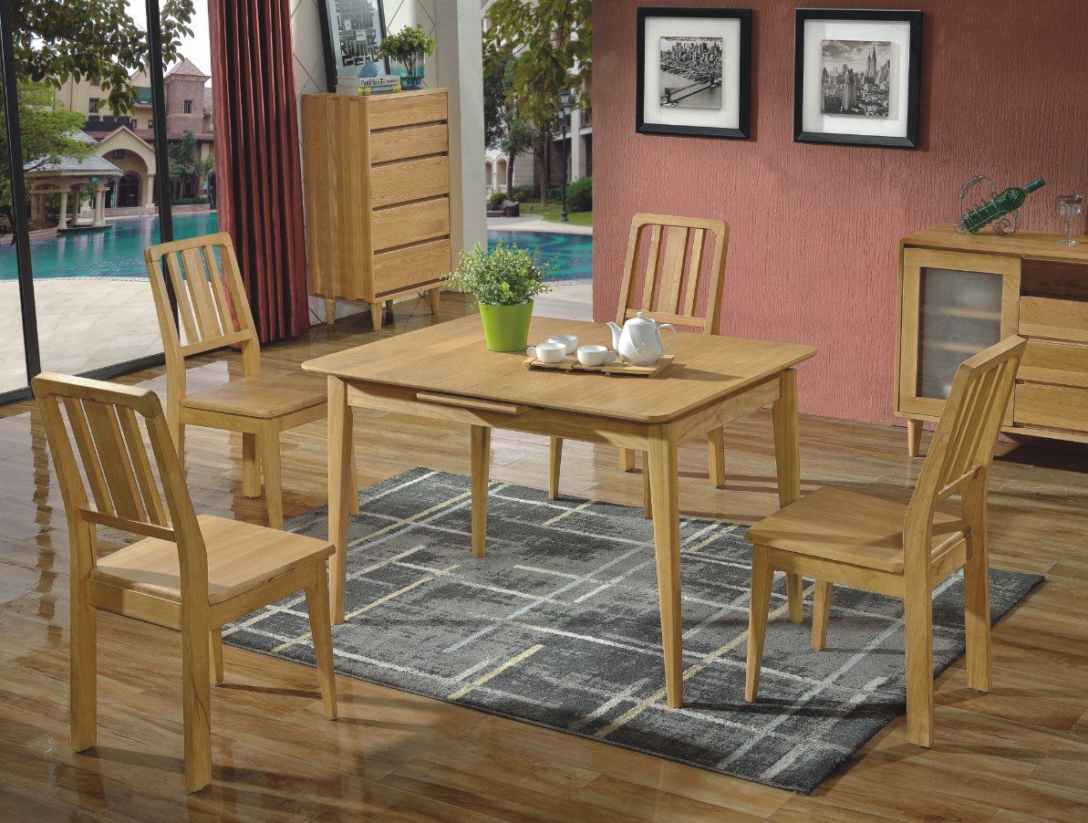 Casual Outdoor Solid Wood Table