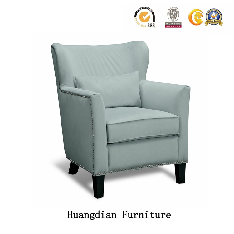 Wholesale Star Hotel Furniture Casual Lobby Reception Wood Frame Lounge Sofa (HD1608)