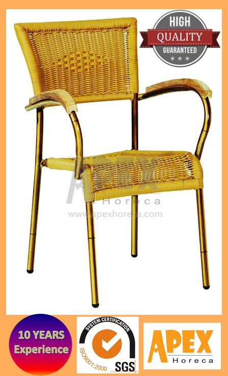 Outdoor Furniture Cafe Restaurant Wicker Chair (AS1018BRW)