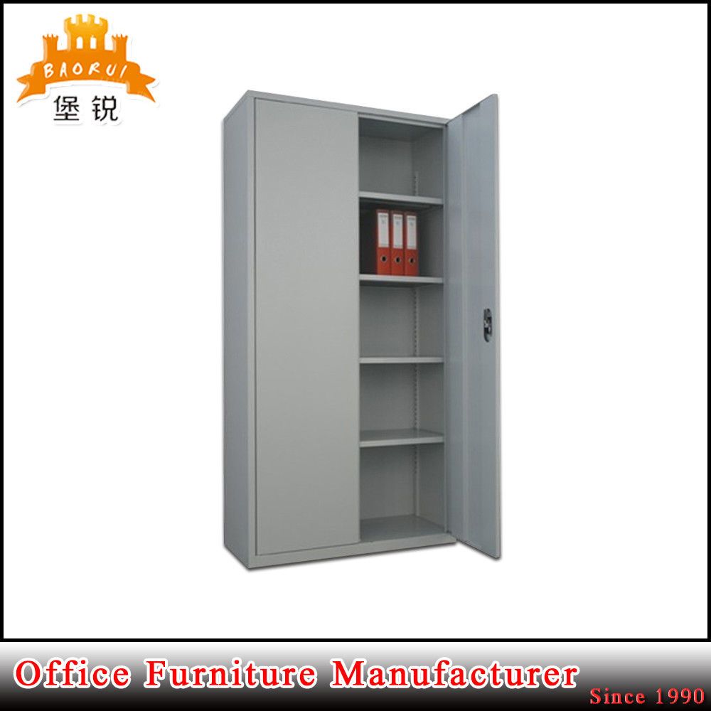 Colored Double Door Steel Cupboard, Office Furniture, Filing Cabinet