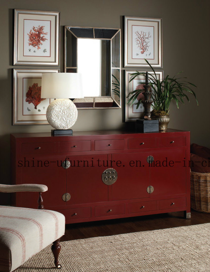 Hotel Lobby Furniture Luxury Wooden Tall Wall Corner Table Console0622