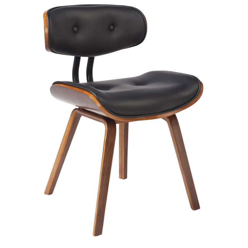 Buttoned Wood Dining Chair (W13888-4B)