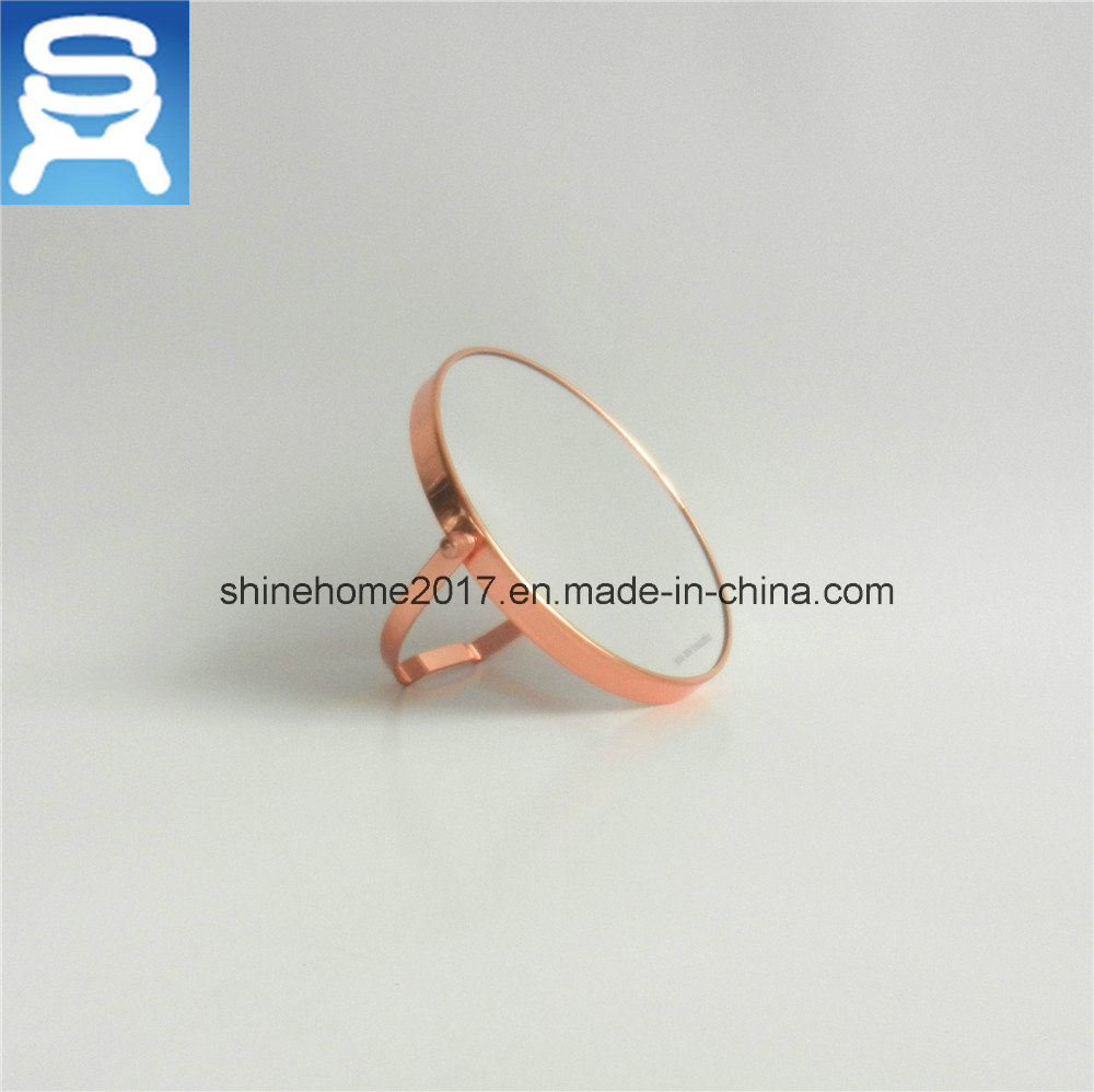 Round Desktop Mirror Stretchable 7inch Table Makeup Mirror